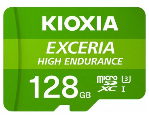 MICRO SD KIOXIA 128GB EXCERIA HIGH ENDURANCE UHS-I C10 R98 CON ADAPTADOR