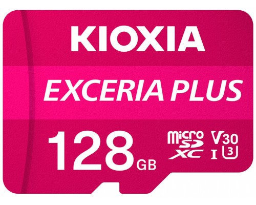 MICRO SD KIOXIA 128GB EXCERIA PLUS UHS-I C10 R98 CON ADAPTADOR