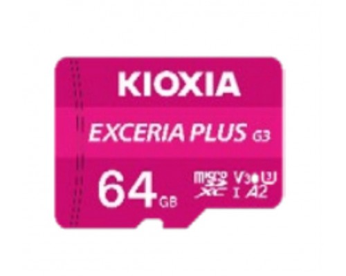 MICROSD KIOXIA EXCERIA PLUS G3 64-SX8 MICROSD KIOXIA EXCERIA PLUS G3 64