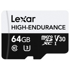 Lexar High-Endurance 64 GB MicroSDXC UHS-I Clase 10 (Espera 4 dias)