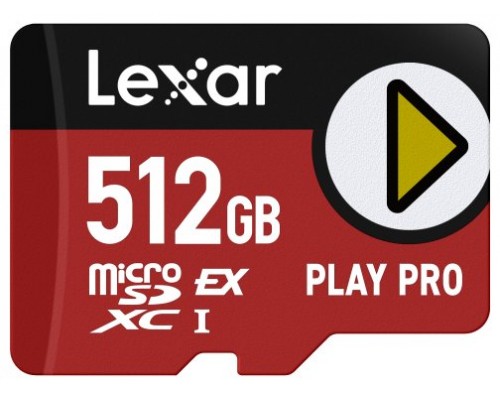 Lexar PLAY PRO microSDXC 512 GB UHS-I Clase 3 (Espera 4 dias)