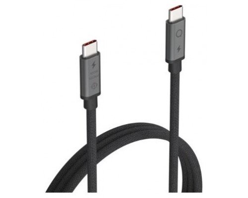 CABLE USB-C A USB-C PRO 100W PD PRO NEGRO 2M LINQ (Espera 4 dias)