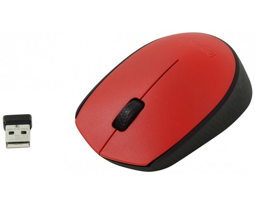 RATON LOGITECH M171 INALAMBRICO ROJO/NEGRO (Espera 4 dias)