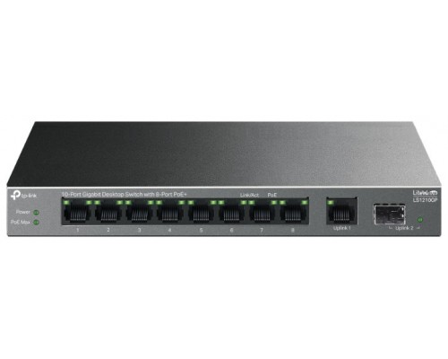 SWITCH NO GESTIONABLE TP-LINK LS1210GP LITEWAVE 9P