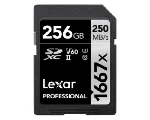 Lexar SDXC, 256 GB UHS-II Clase 10 (Espera 4 dias)