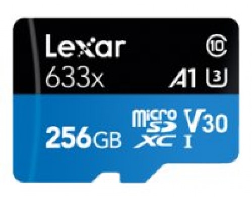 Lexar 633x 256 GB MicroSDXC UHS-I Clase 10 (Espera 4 dias)