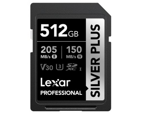 Lexar Professional SILVER PLUS 512 GB SDXC UHS-I (Espera 4 dias)