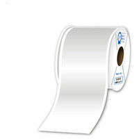 BROTHER Caja de 1 rollo continuo de etiqueta de vinilo blanca de 100mm de ancho y 30m de largo