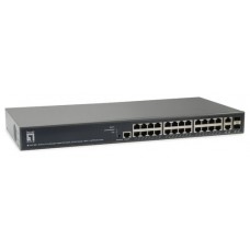 SWITCH GESTIONABLE LEVELONE L3 GEP-2681 26P 24xGb PoE