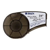 BRADY Cinta de Etiquetas negro sobre blanco LABEL 0.75" W X 16" L WHITE-20SX BRADY Cinta de Etiquetas negro sobre blanco LABEL 0.75" W X 16" L WHITE