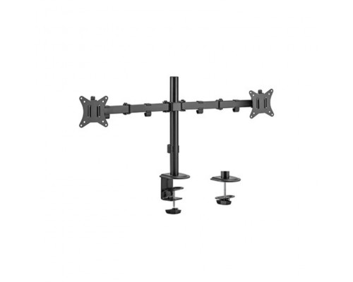 ADJUSTABLE DESK 2DISPLAY MOUNTING ARM ROTATE TILT SWIVEL 17""-32""? UP TO 9 KG