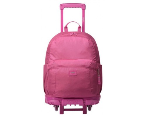 MOCHILA ESCOLAR CON RUEDAS COLOR ROSA - TRIK TOTTO MA03TKI003-23100-M89 (Espera 4 dias)