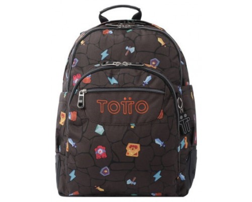 MOCHILA ESCOLAR ESTAMPADO VIDEOJUEGO - CRAYOLES TOTTO MA04ECO029-2210N-3Y7 (Espera 4 dias)