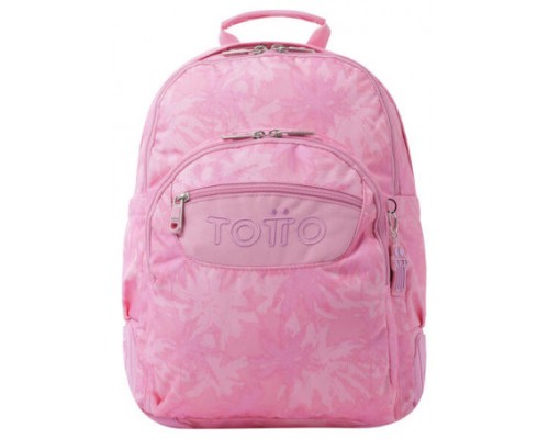 MOCHILA ESCOLAR PALMERAS ROSAS - CRAYOLES TOTTO MA04ECO029-2210N-8IE (Espera 4 dias)