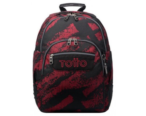 MOCHILA ESCOLAR TIZA ROJA - CRAYOLES TOTTO MA04ECO029-2310N-5C5 (Espera 4 dias)