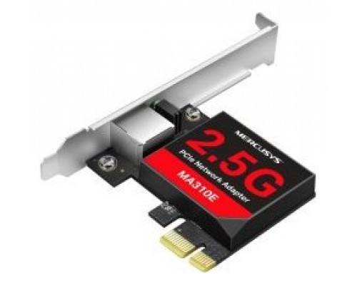 TARJETA DE RED PCIe 2.5Gbps MERCUSYS MA310E INCLUYE