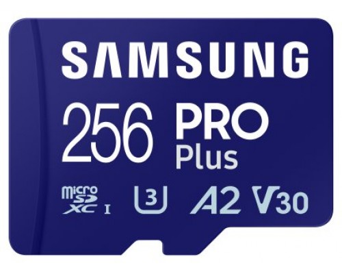 MEMORIA SD MICRO 256GB SAMSUNG SDXC PRO PLUS CLASE V30