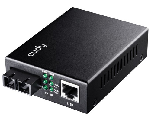 CONVERSOR CUDY 10/100M ETHERNET MEDIA CONVERTER