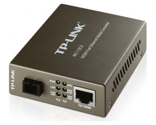 TP-LINK MC112CS convertidor de medio 1000 Mbit/s 1550 nm Negro (Espera 4 dias)