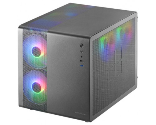 CAJA MINITORRE MICROATX MC400 NEGRO MARS GAMING (Espera 4 dias)