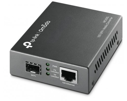 CONVERTIDOR FIBRA TP-LINK MC220L OMADA RJ45 10Gb A
