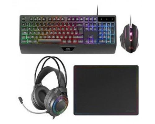 TECLADO MOUSE HEADSET Y ALFOMBRILLA MARS GAMING-SX11 TECLADO MOUSE HEADSET Y ALFOMBRILLA MARS GAMING