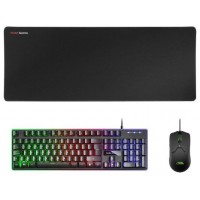 PACK TECLADO MOUSE Y ALFOMBRILLA MARS GAMING MCPX