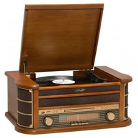 TOCADISCOS DENVER MCR-50MK3 USB CON SOFTWARE DE GRABACION PARA PC RETRO