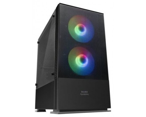 CAJA MICROATX GAMING MARS GAMING MCZ BLACK FRONTAL