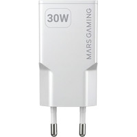 CARGADOR USB PARED USB-C + USB-A GaN 30W BLANCO MARS GAMING (Espera 4 dias)-3SX CARGADOR USB PARED USB-C + USB-A GaN 30W BLANCO MARS GAMING (Espera 4 dias)