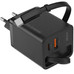 CARGADOR USB PARED USB-C + USB-A GaN 65W NEGRO MARS GAMING (Espera 4 dias)