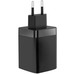 CARGADOR USB PARED USB-C + USB-A GaN 65W NEGRO MARS GAMING (Espera 4 dias)