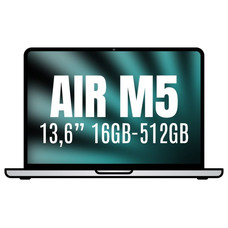 MACBOOK AIR APPLE 13"" M5 16GB 8CORE GPU PLATA 512GB (Espera 4 dias)-SX149 MACBOOK AIR APPLE 13"" M5 16GB 8CORE GPU PLATA 512GB (Espera 4 dias)