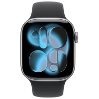APPLE WATCH SERIES 11 CAJA GRIS ESPACIAL GPS 42mm CORREA NEGRA M/L (Espera 4 dias)