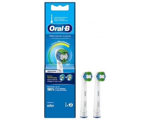 ACCESORIO DENTAL BRAUN ORAL-B EB20RB-2 UNI PRECISION CLEAN 2 UDS