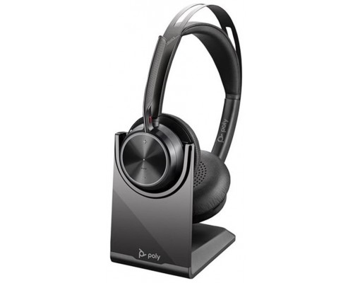 POLY VOYAGER FOCUS 2 BLUETOOTH PARA UC USB C CON BASE DE CARGA