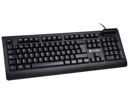 Coolbox Teclado con lector DNI smartcard V4