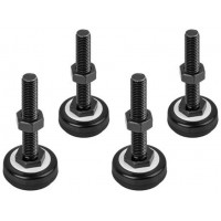 SET LANBERG 4 PATAS M10 PARA ARAMRIOS RACK