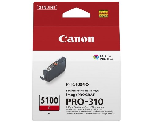 CANON Cartucho PFI-5100GY Gris 14,4ml para PRO-310