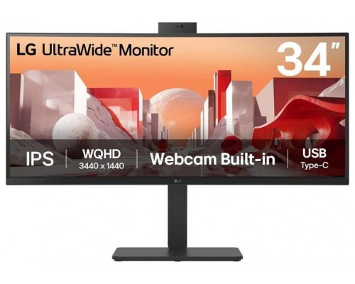 LG 34BA85QE-B pantalla para PC 86,4 cm (34") 3440 x 1440 Pixeles Wide Quad HD LCD Negro (Espera 4 dias)-SX39 LG 34BA85QE-B pantalla para PC 86,4 cm (34") 3440 x 1440 Pixeles Wide Quad HD LCD Negro (Espera 4 dias)