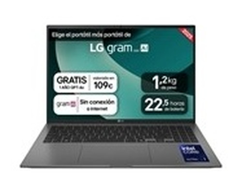 PORTATIL LG GRAM U5-225H 16GB 512GB 16" WQXGA FDOS.-SX130 PORTATIL LG GRAM U5-225H 16GB 512GB 16" WQXGA FDOS.