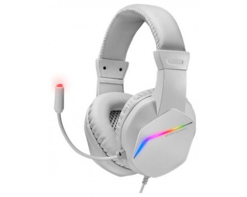 HEADSET MARS GAMING MH122 WHITE ULTRA LIGEROS 184g