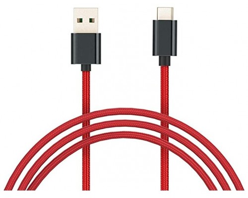 CABLE XIAOMI MI BRAIDED USB TYPE-C 100CM RED (Espera 4 dias)