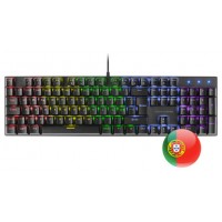 Mars Gaming MK422 Negro Teclado Gaming RGB Switch Mecánico Marrón Idioma Portugués (Espera 4 dias)