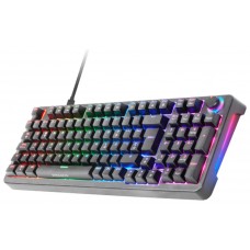TECLADO MECANICO MKPRO SWITCH LINEAR SILENT RGB NEGRO MARS GAMING (Espera 4 dias)
