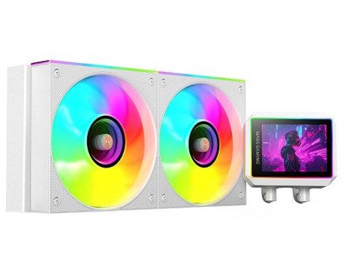 REFRIGERACION LIQUIDA ARGB ML-VISION II 240 BLANCO MARS GAMING (Espera 4 dias)-SX28 REFRIGERACION LIQUIDA ARGB ML-VISION II 240 BLANCO MARS GAMING (Espera 4 dias)