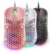 MOUSE MARS GAMING RGB MM55P DISE¾O HIVE PINK