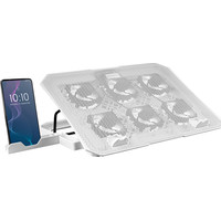 NOTEBOOK COOLER STAND MNBC2W RGB BLANCO MARS GAMING (Espera 4 dias)-6SX NOTEBOOK COOLER STAND MNBC2W RGB BLANCO MARS GAMING (Espera 4 dias)