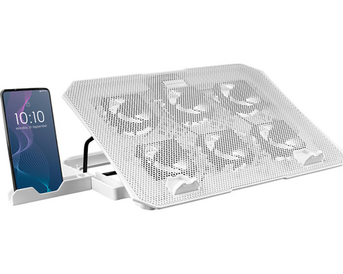NOTEBOOK COOLER STAND MNBC2W RGB BLANCO MARS GAMING (Espera 4 dias)-SX6 NOTEBOOK COOLER STAND MNBC2W RGB BLANCO MARS GAMING (Espera 4 dias)
