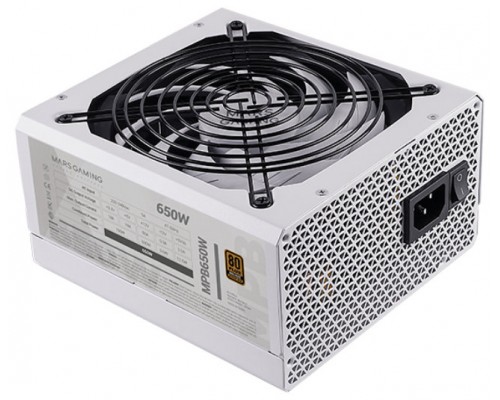 FUENTE ALIM. 650W 80+ MARS GAMING (Espera 4 dias)